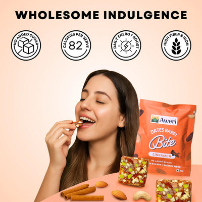 Dates Barfi Bite - Daalchini