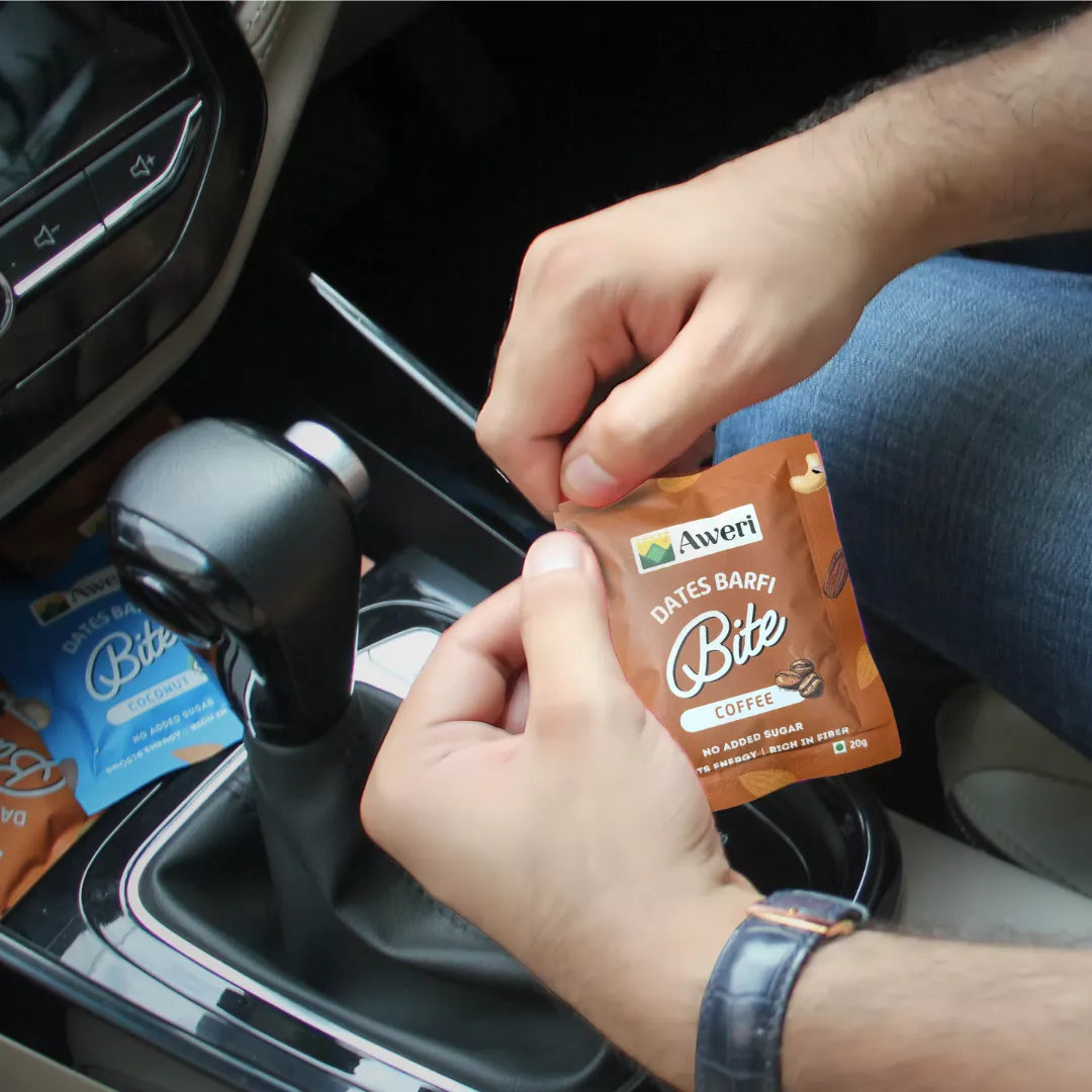 Dates Barfi Bite - Coffee