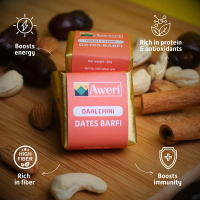 Classic, Elaichi, Daalchini Dates Barfi