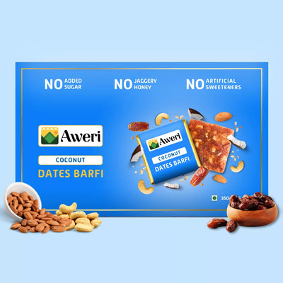 Coconut Dates Barfi