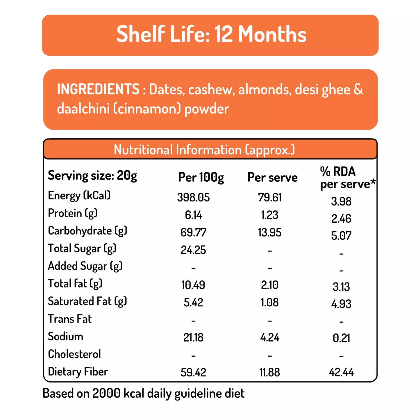 All-in-One Dates Barfi Combo | 6 Flavours