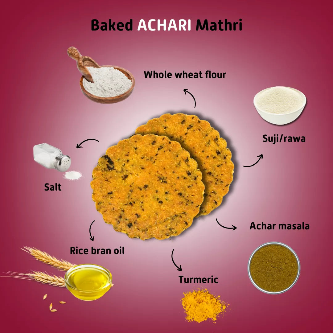 Dates Pickle - Assorted Baked Mathri Snacking Combo