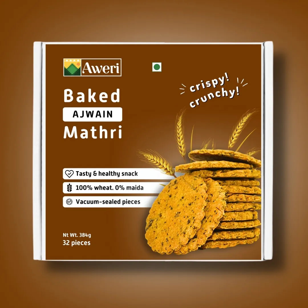 Baked Ajwain Mathri