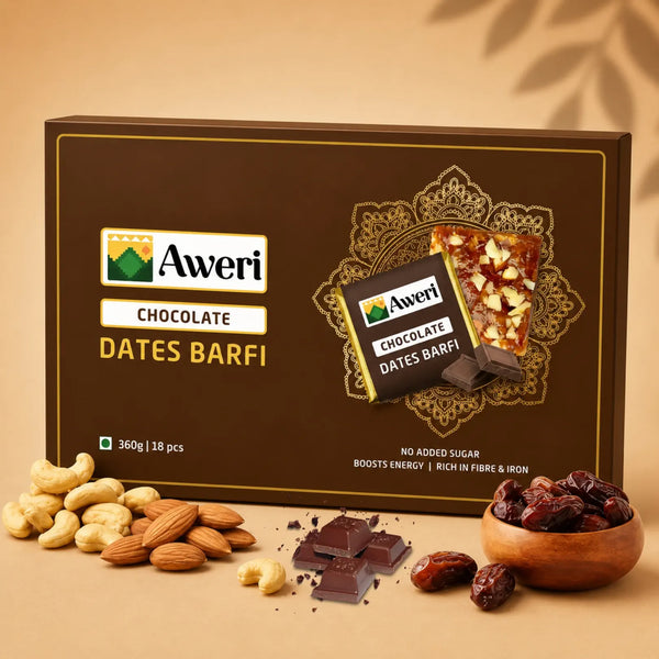 Chocolate Dates Barfi