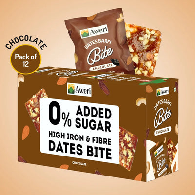 Dates Barfi Bite - Chocolate
