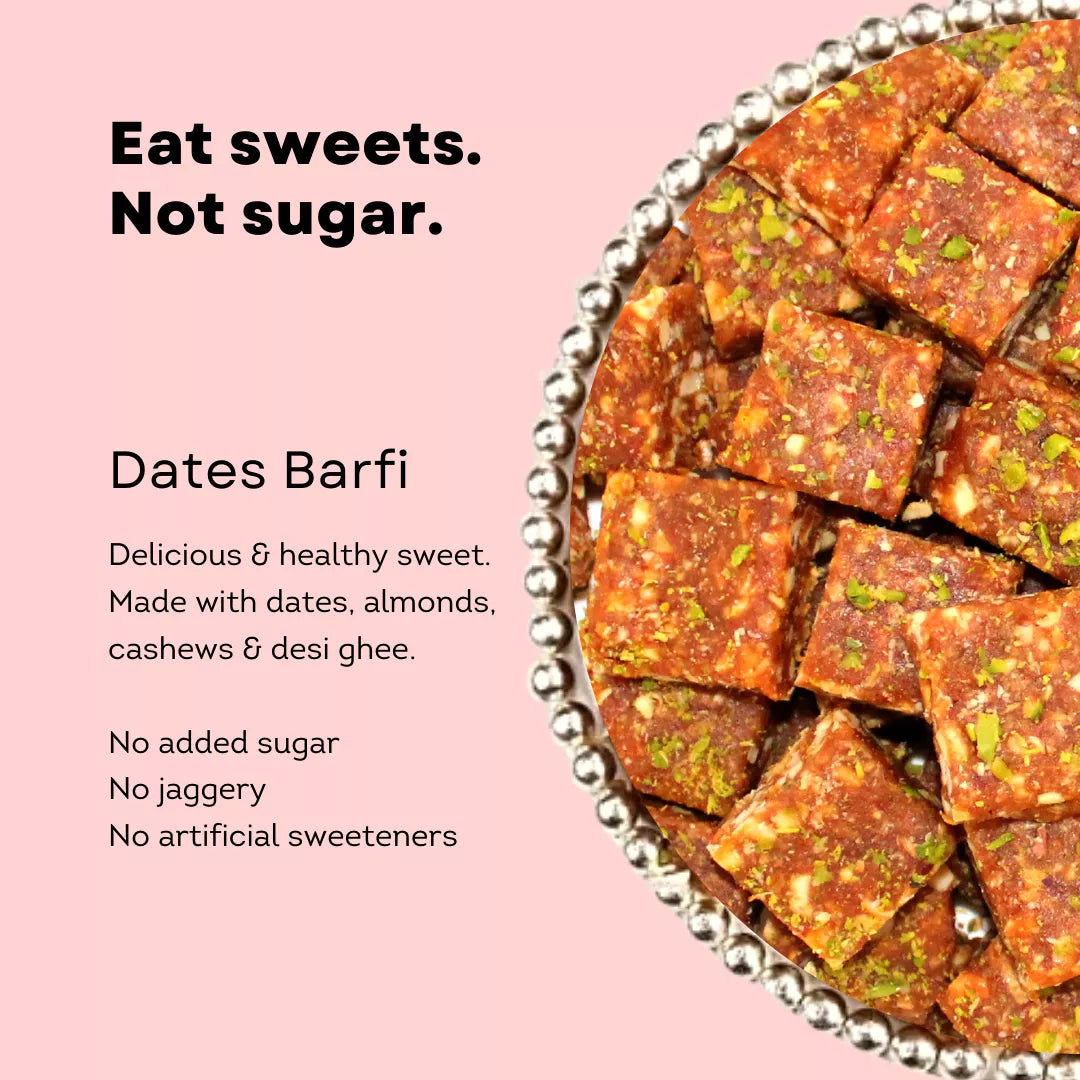 Original, Coffee, Cocoa Dates Barfi