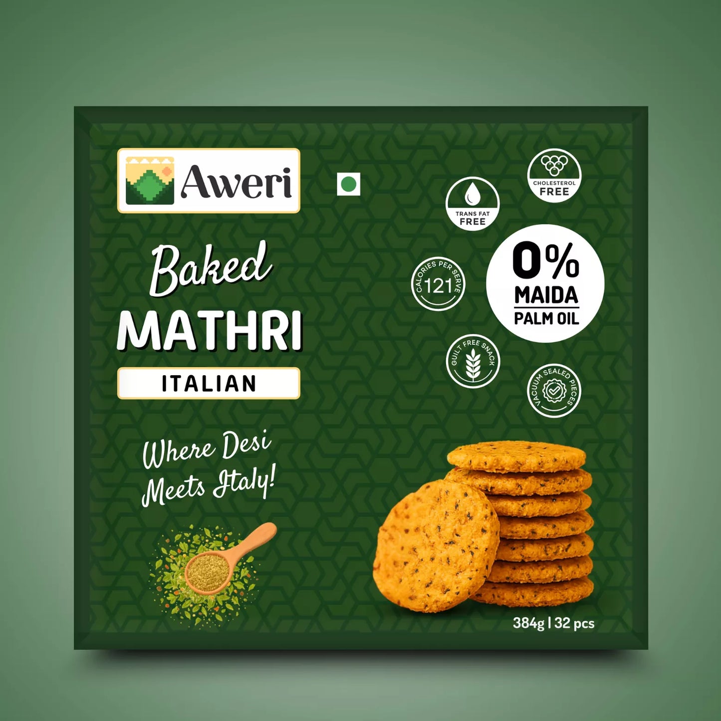 Methi, Peri-Peri, Italian Mathri Combo