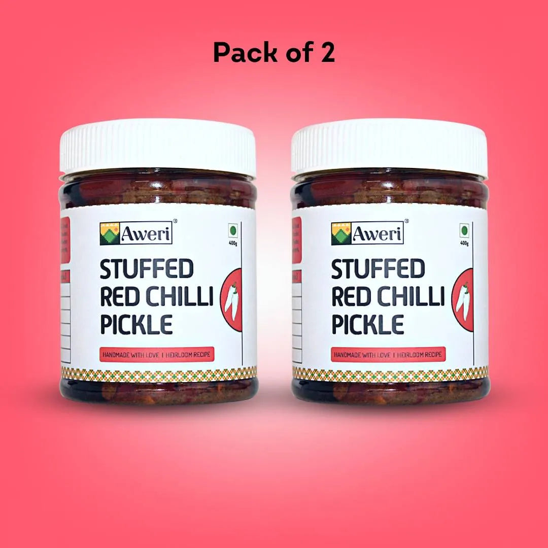 Stuffed Red Chilli Pickle