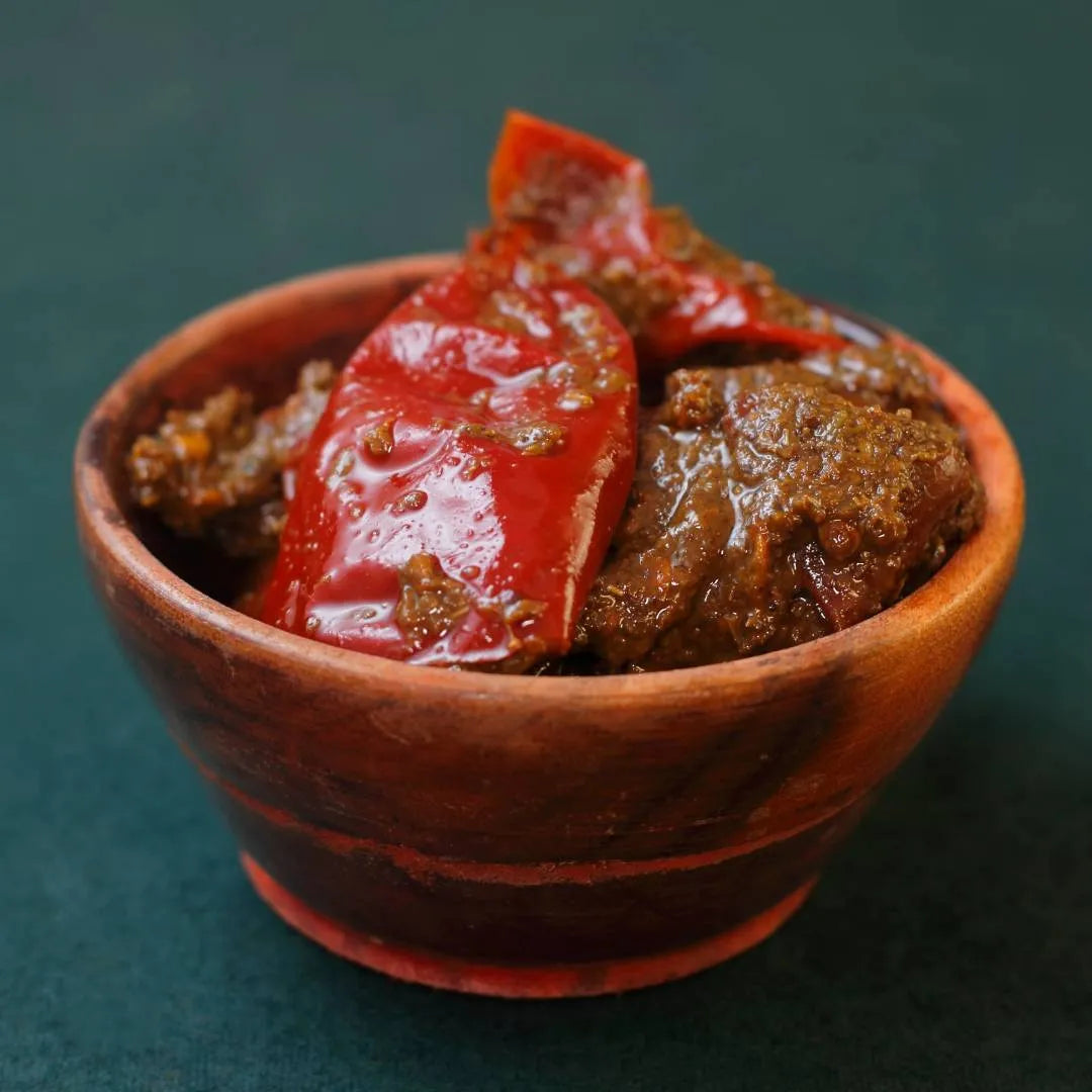 Stuffed Red Chilli Pickle