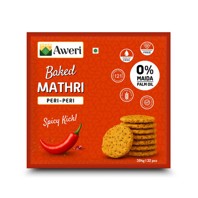 Baked Peri Peri Mathri