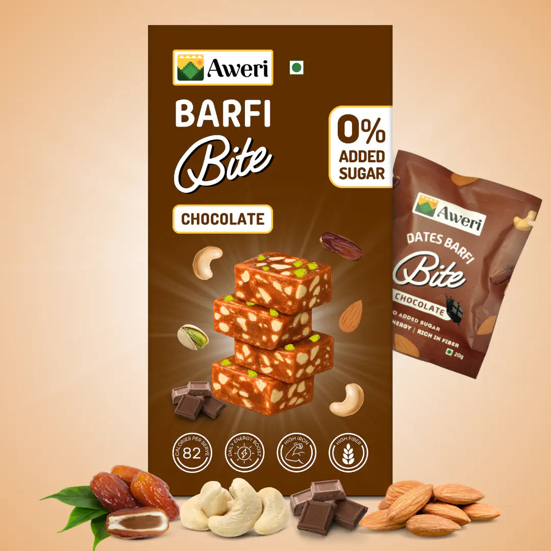 Dates Barfi Bite - Chocolate