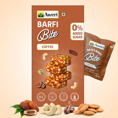 Dates Barfi Bite - Coffee