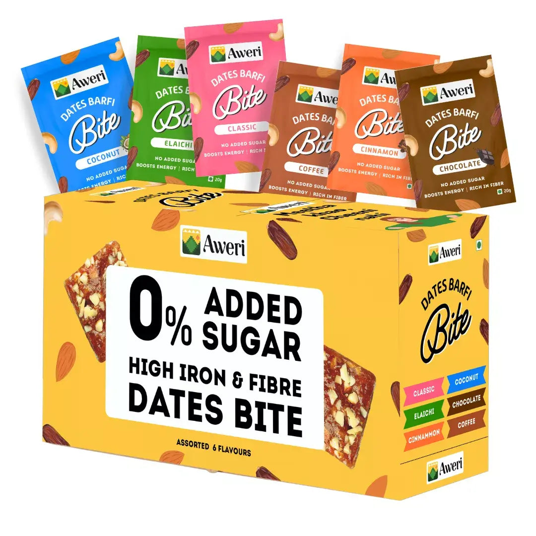 Dates Barfi Bite - Assorted | 6 Flavors