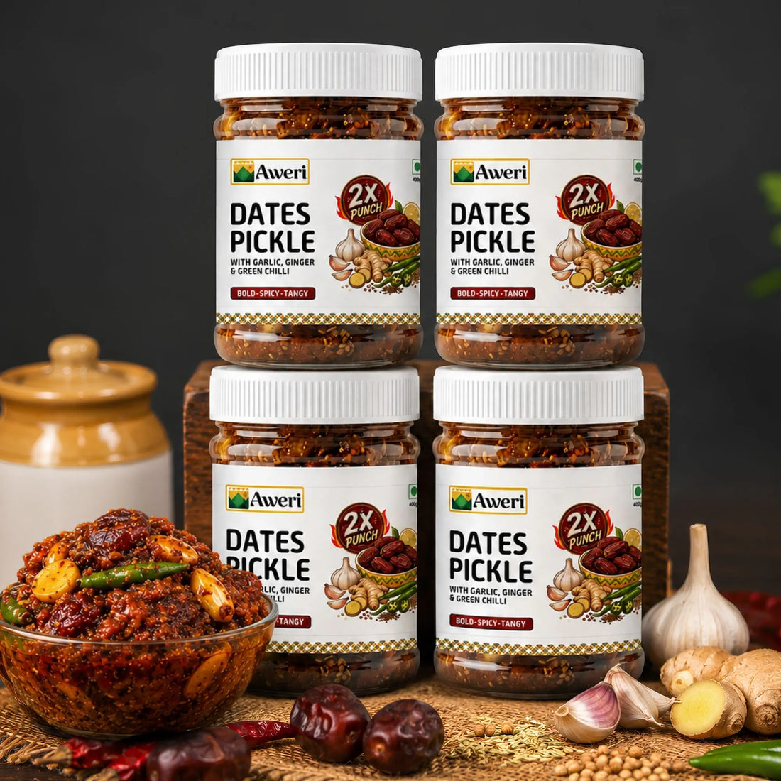 Dates Pickle 2X Punch