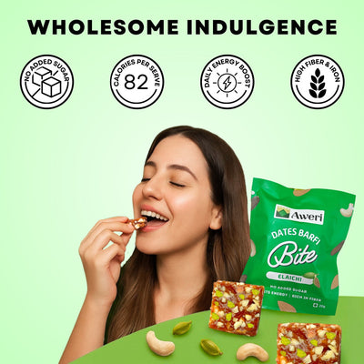 Dates Barfi Bite - Elaichi