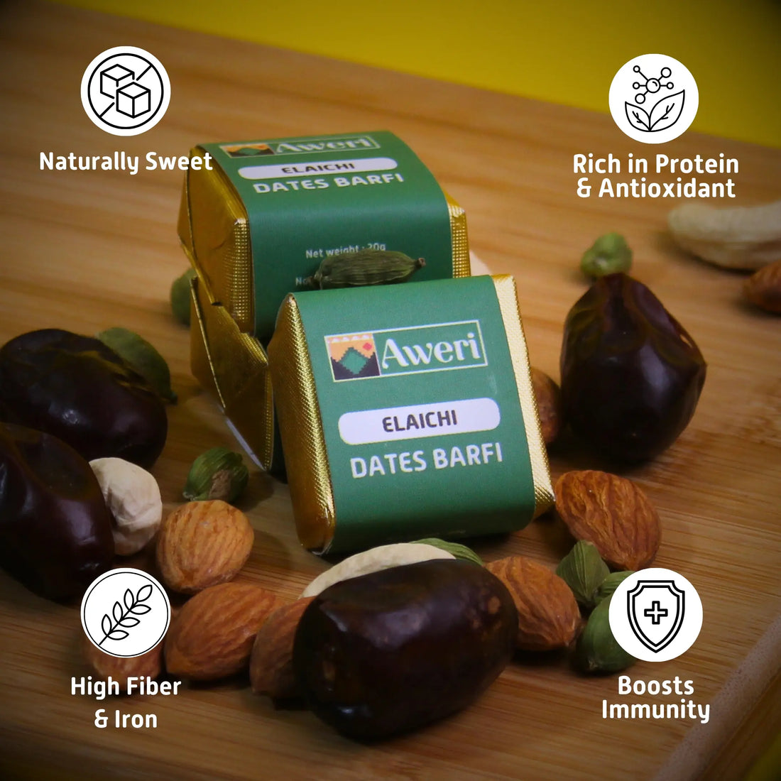 Elaichi Dates Barfi