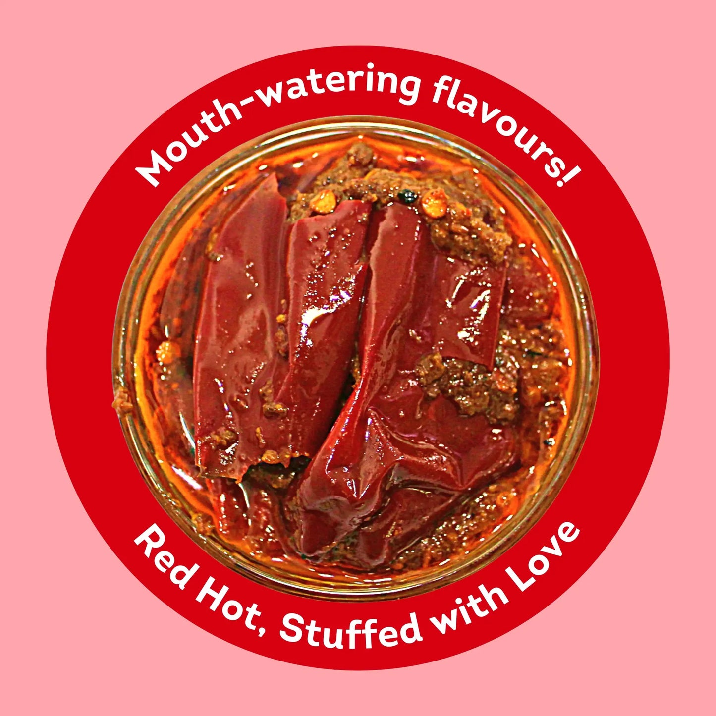 Stuffed Red Chilli Pickle