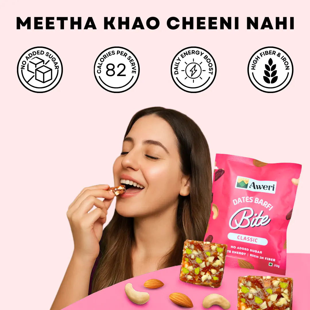 Dates Barfi Bite - Assorted | 6 Flavours