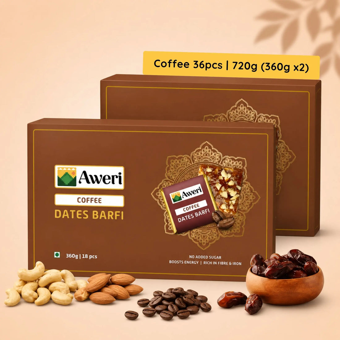 Coffee Dates Barfi
