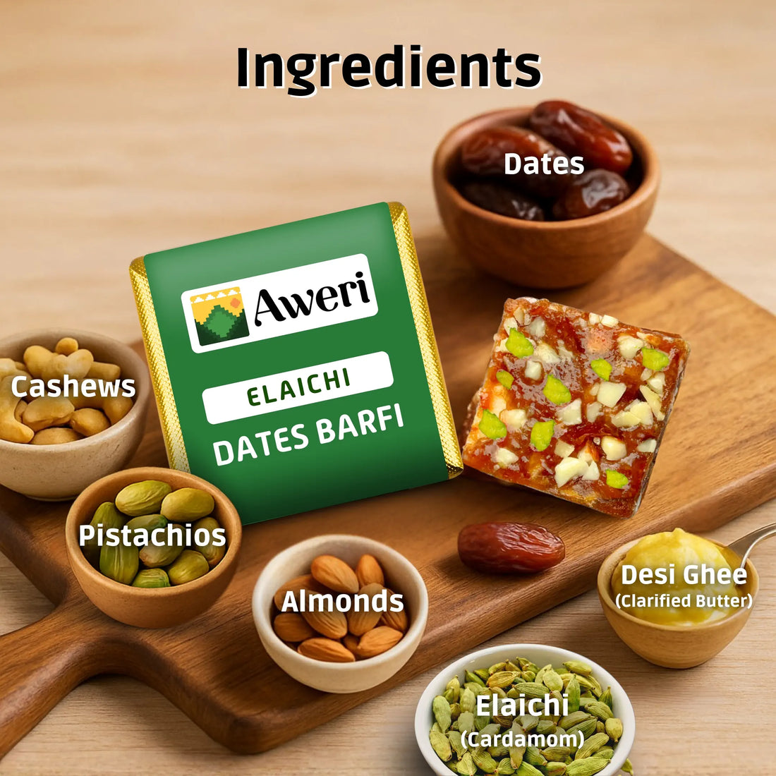 Elaichi Dates Barfi