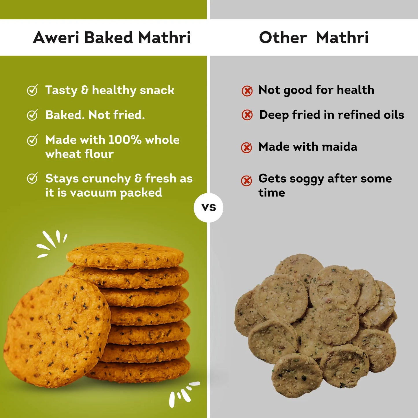 Baked Methi Mathri
