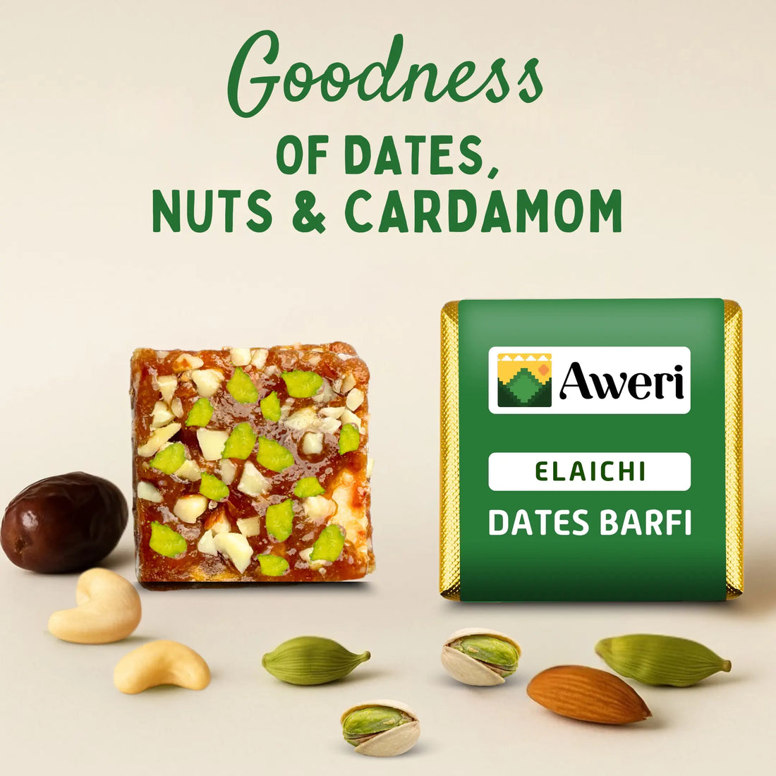 Elaichi Dates Barfi
