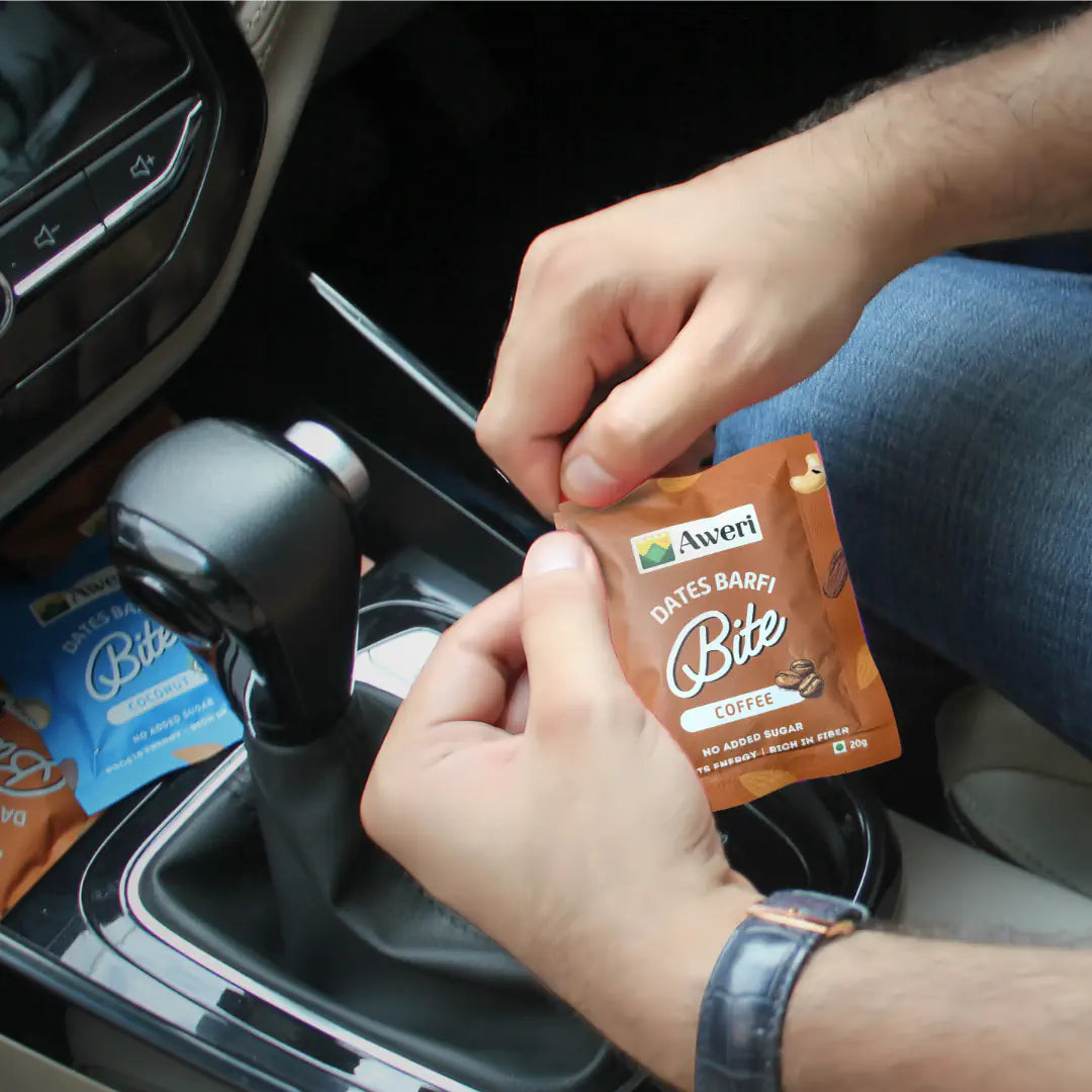 Dates Barfi Bite - Coffee