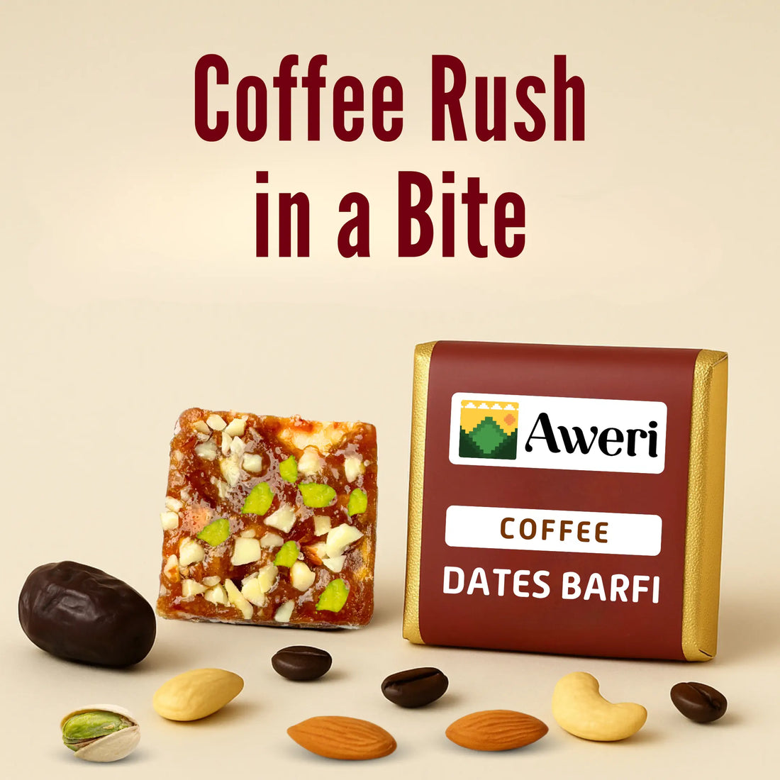 Coffee Dates Barfi