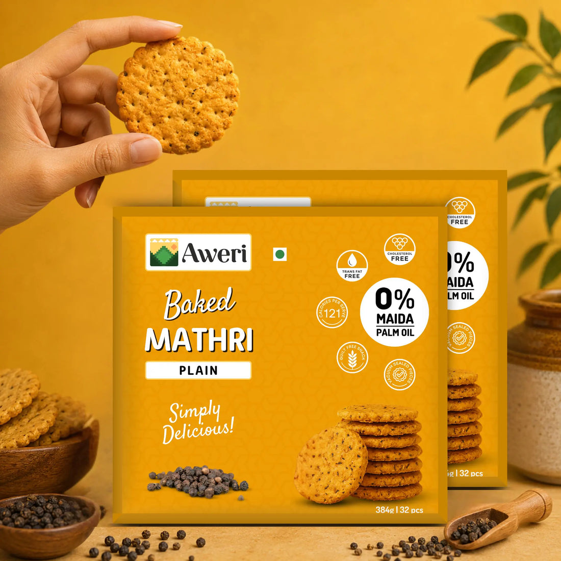 Baked Plain Mathri