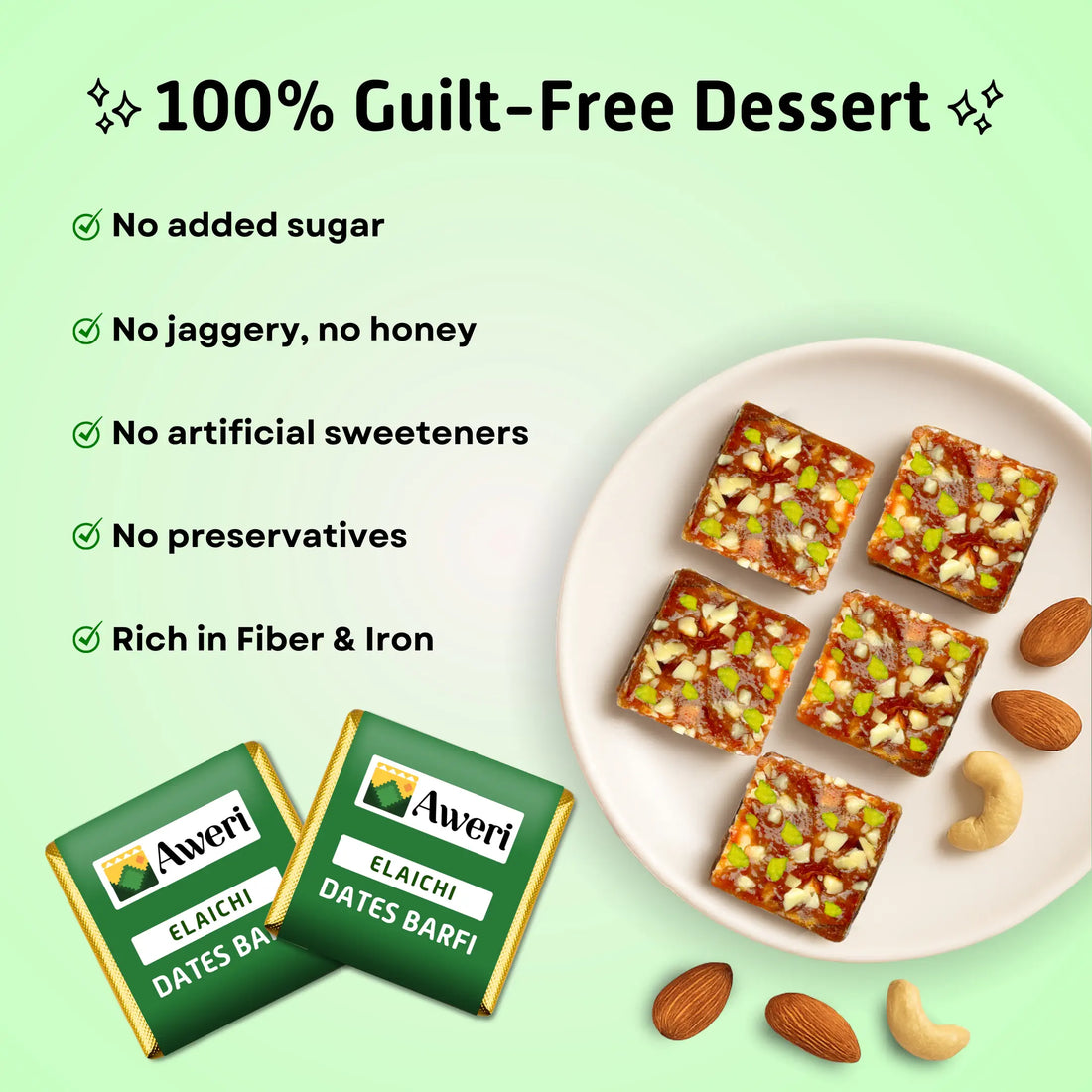 Elaichi Dates Barfi