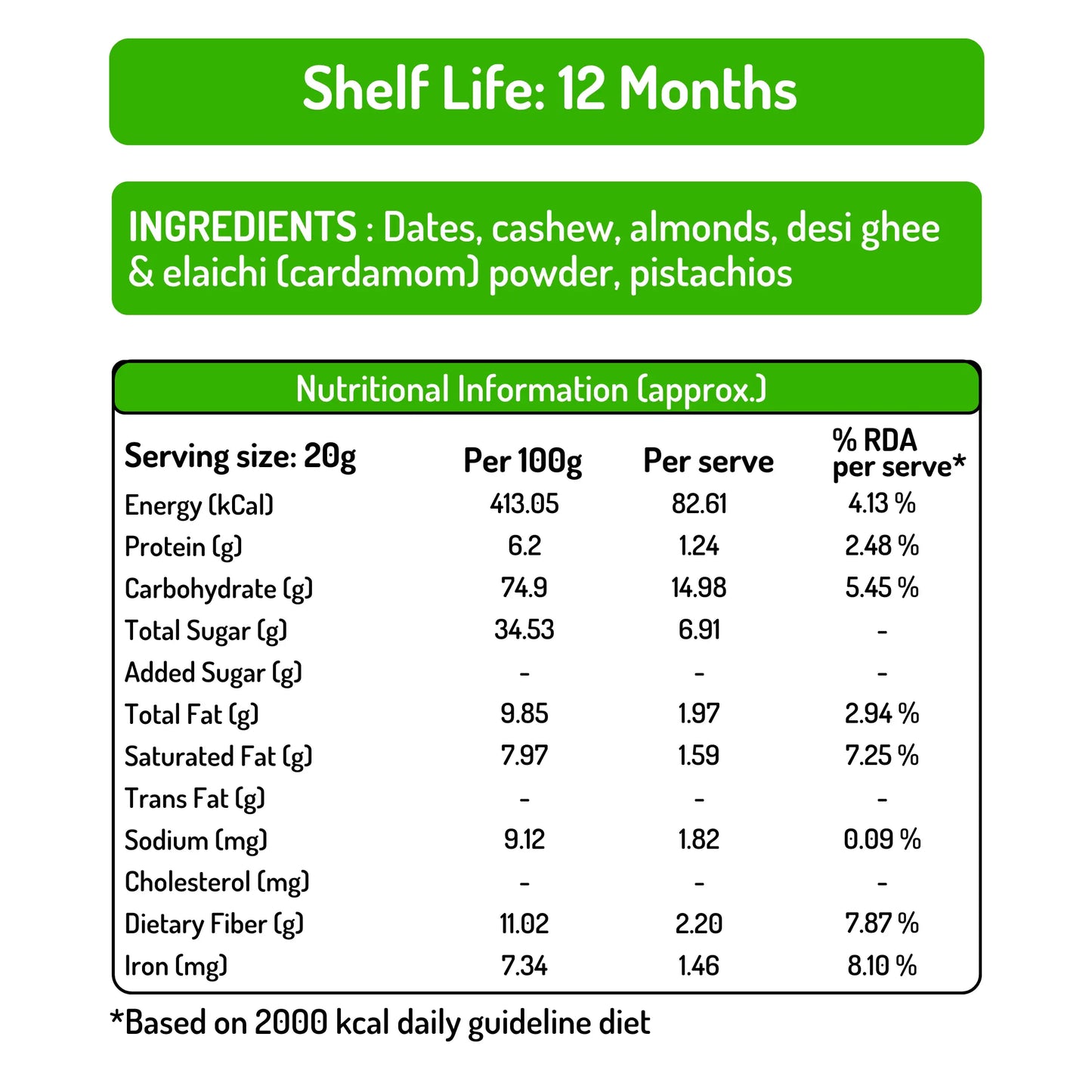 🌈 Holi Special Dates Barfi Bite Combo | All-in-One Festive Pack | 6 Delicious Flavours | Healthy No Added Sugar Sweets