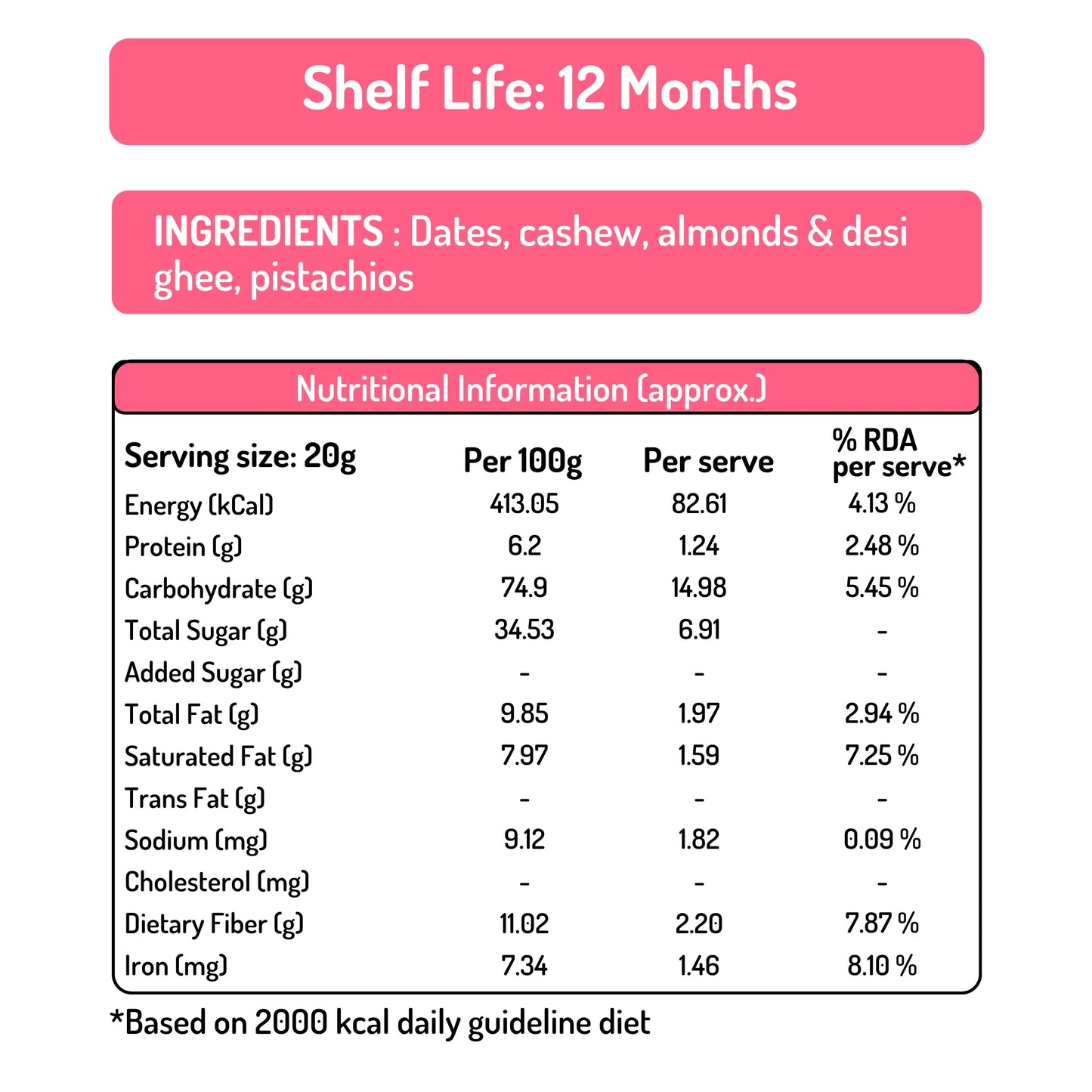 🌈 Holi Special Dates Barfi Bite Combo | All-in-One Festive Pack | 6 Delicious Flavours | Healthy No Added Sugar Sweets