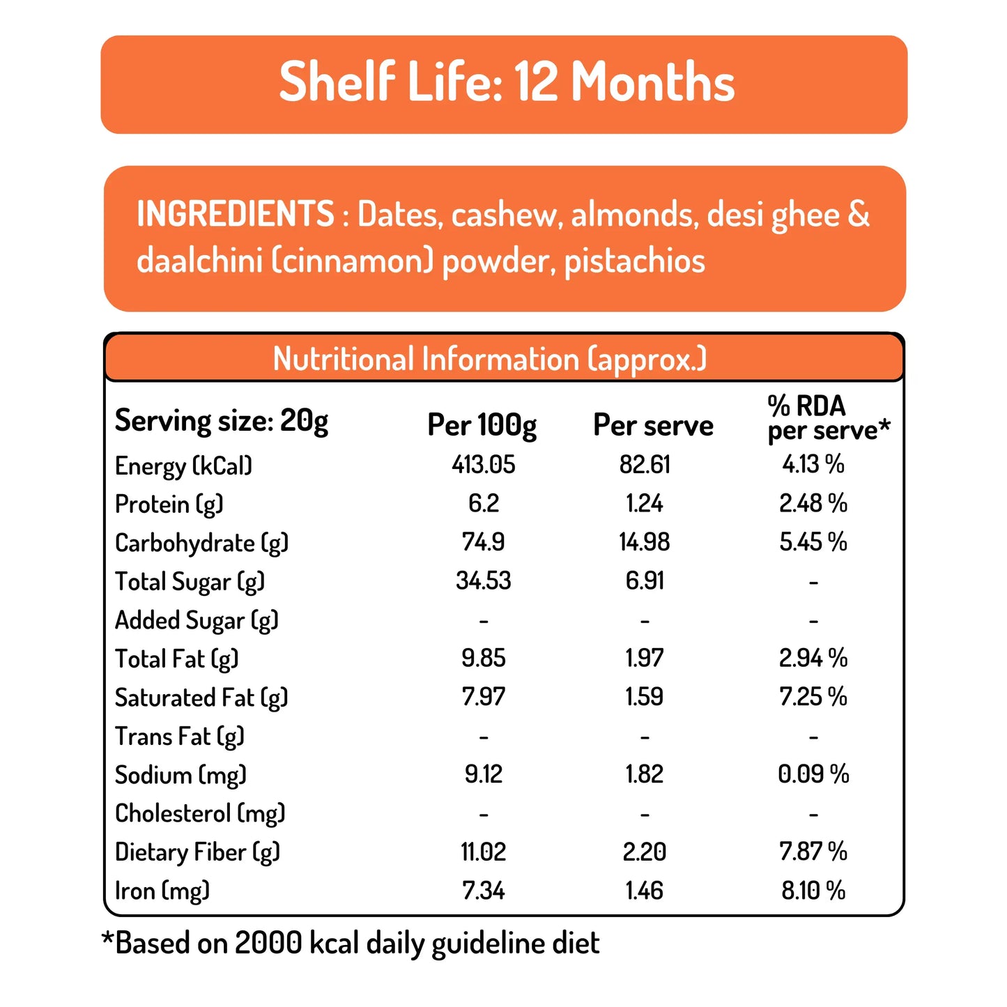 🌈 Holi Special Dates Barfi Bite Combo | All-in-One Festive Pack | 6 Delicious Flavours | Healthy No Added Sugar Sweets