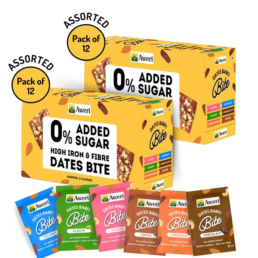 Dates Barfi Bite - Assorted | 6 Flavors