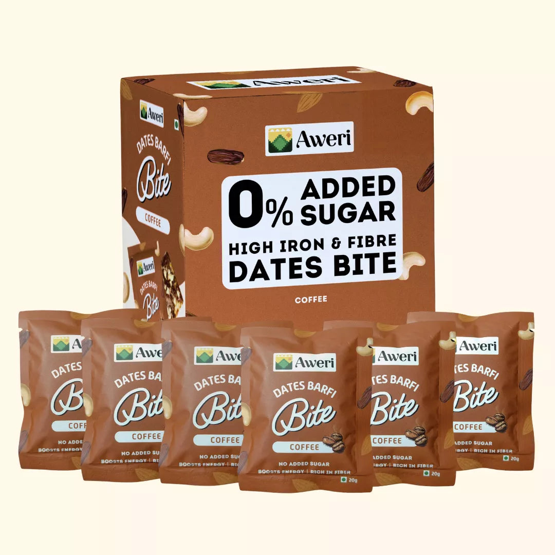 Dates Barfi Bite - Coffee