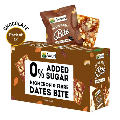 Dates Barfi Bite - Chocolate