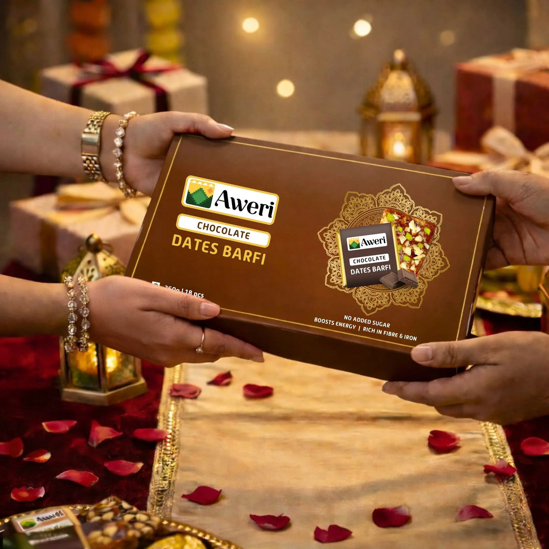 Chocolate Dates Barfi