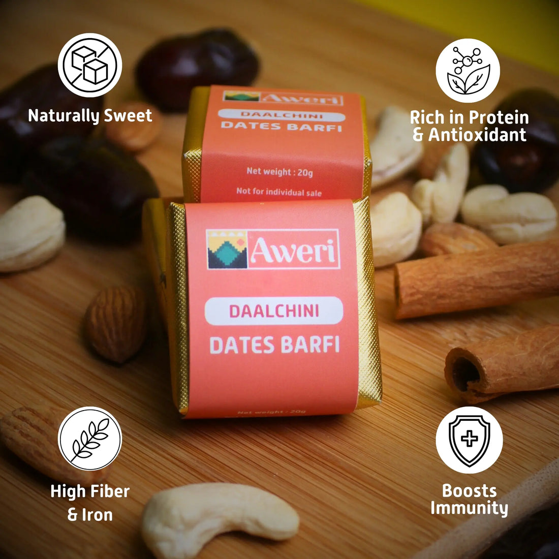 Cinnamon Dates Barfi