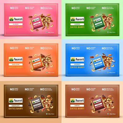 All-in-One Dates Barfi Combo | 6 Flavours