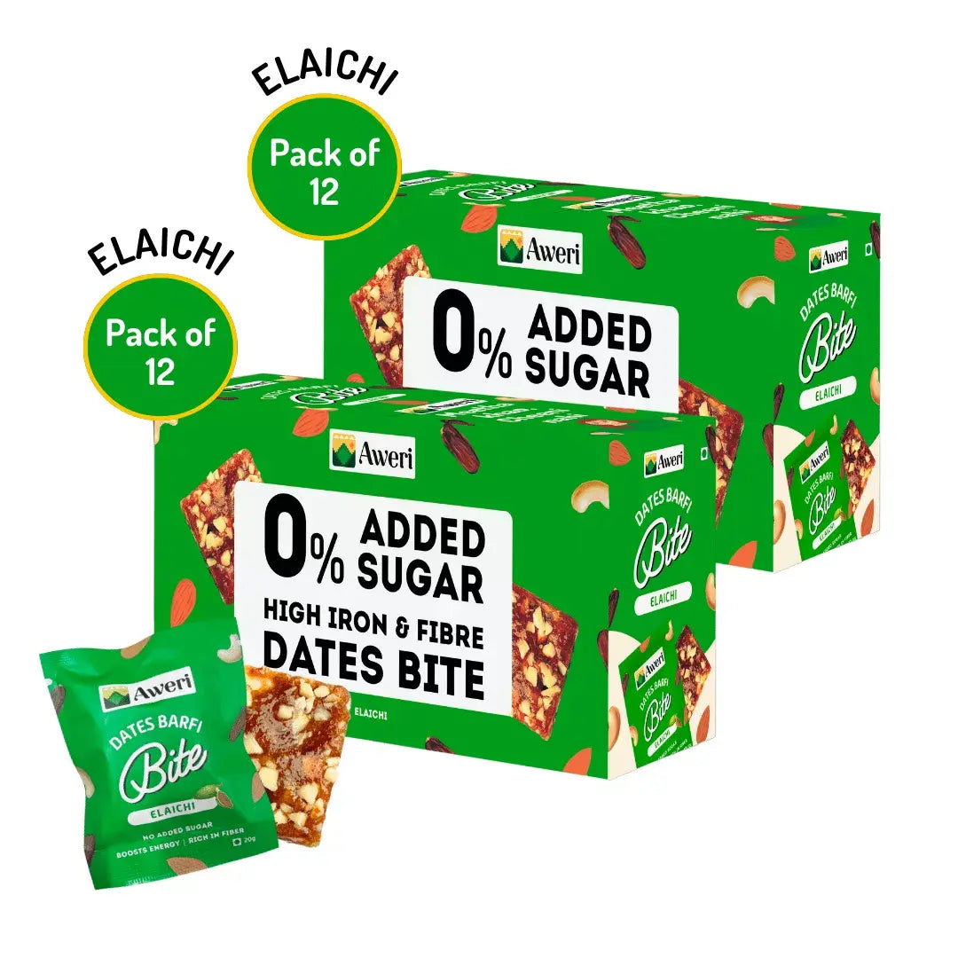 Dates Barfi Bite - Elaichi