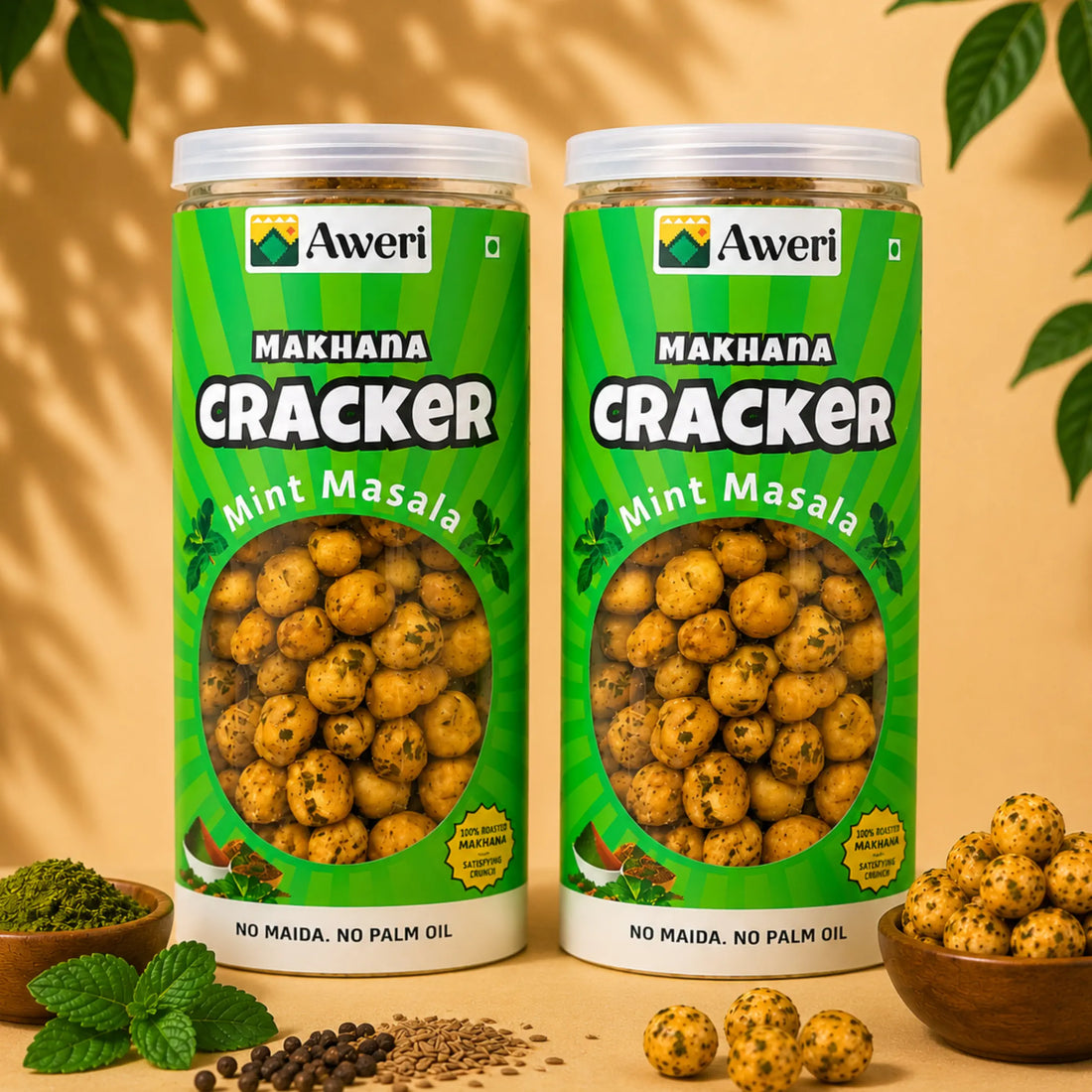 Mint Masala - Makhana Cracker