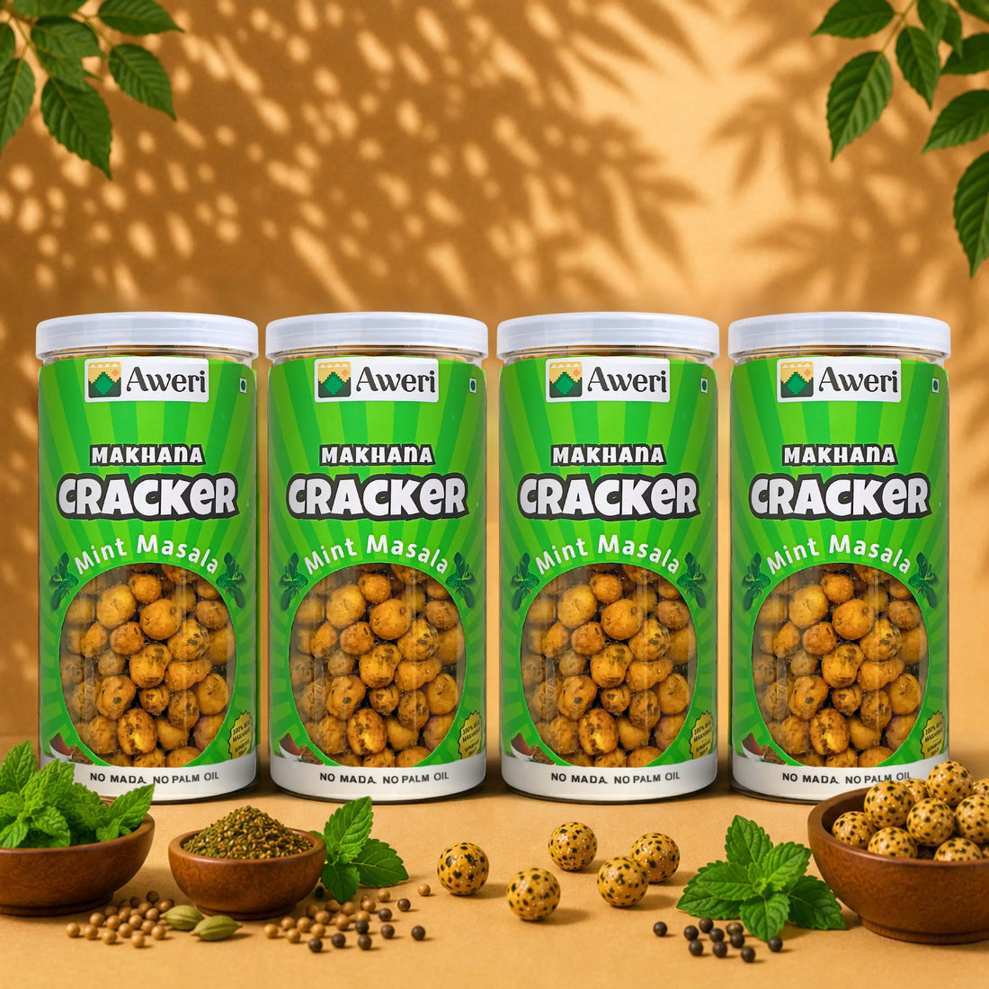 Mint Masala - Makhana Cracker