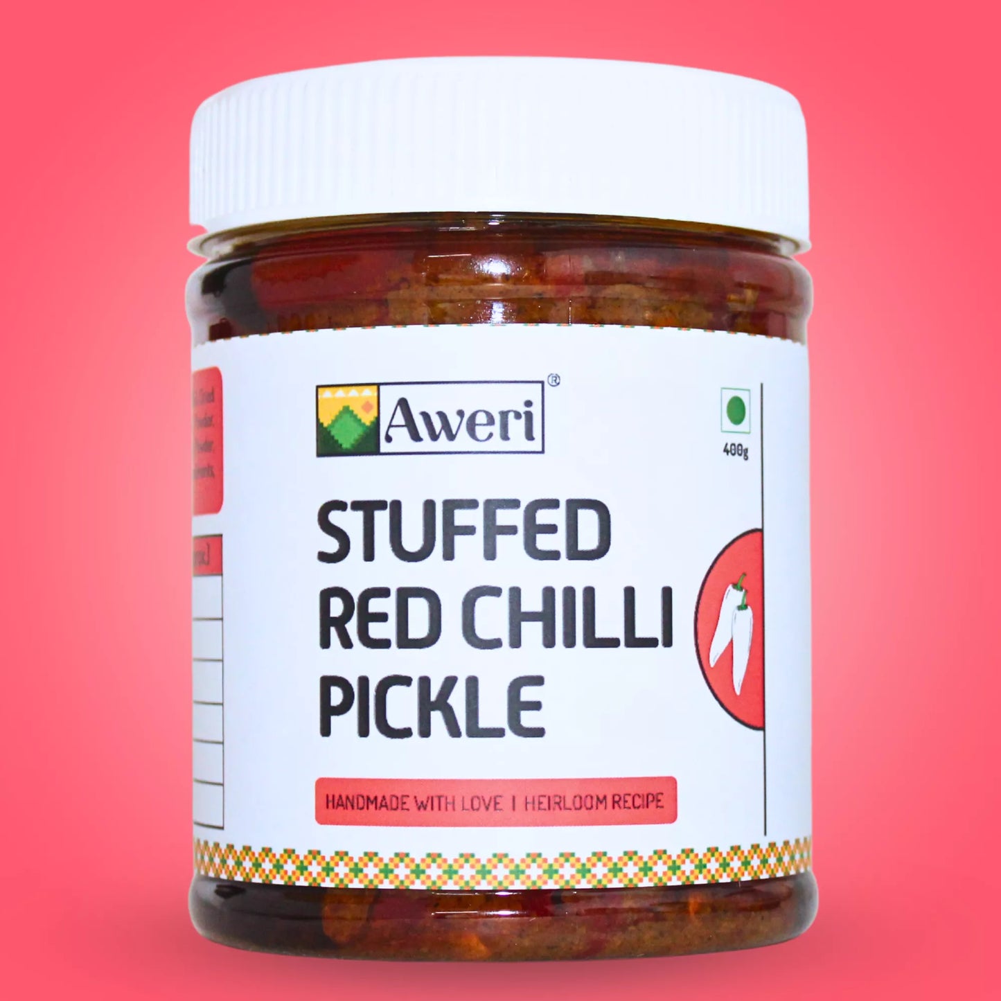 Stuffed Red Chilli Pickle