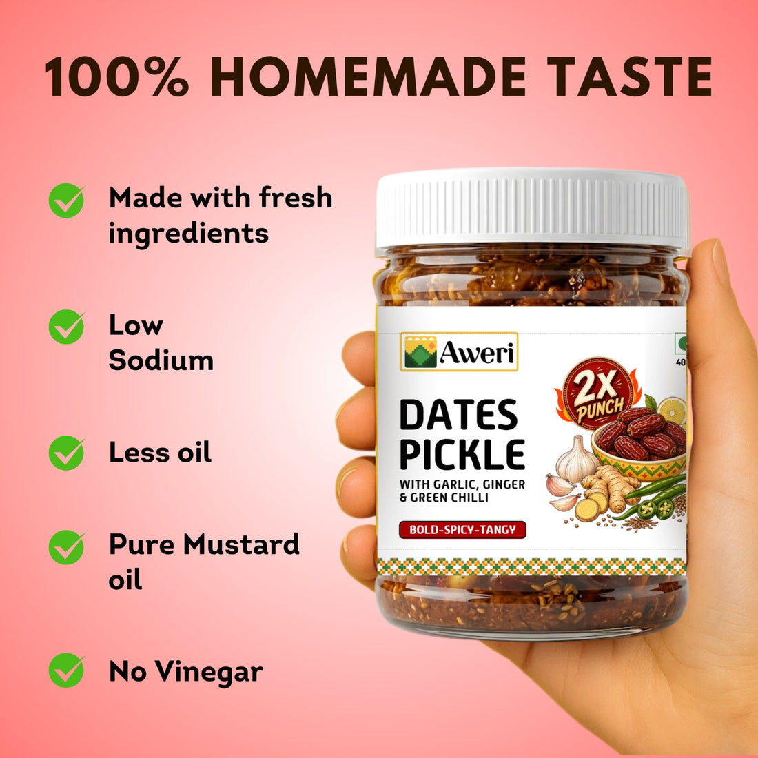 Dates Pickle 2X Punch