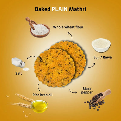 Baked Plain Mathri