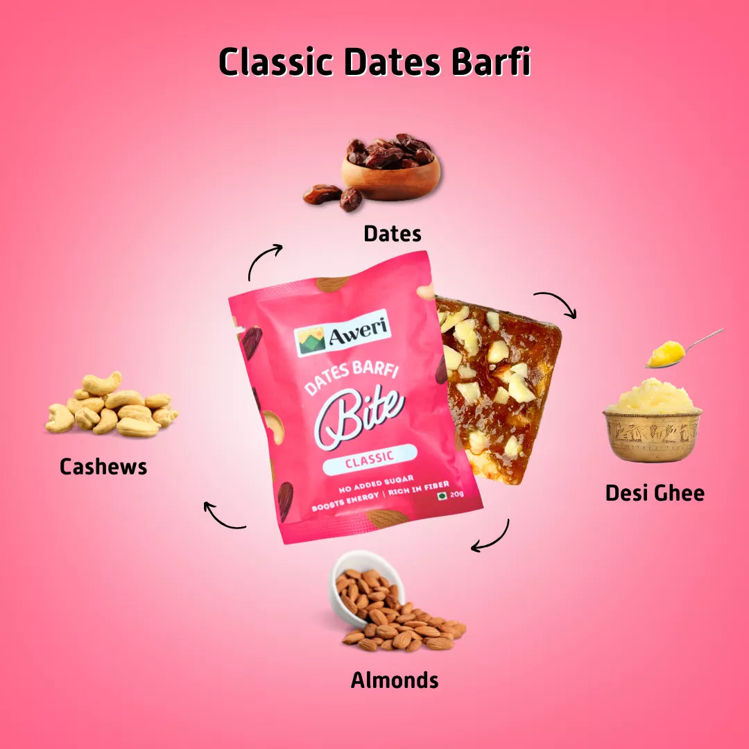 Dates Barfi Bite - Classic