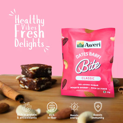 Dates Barfi Bite - Classic