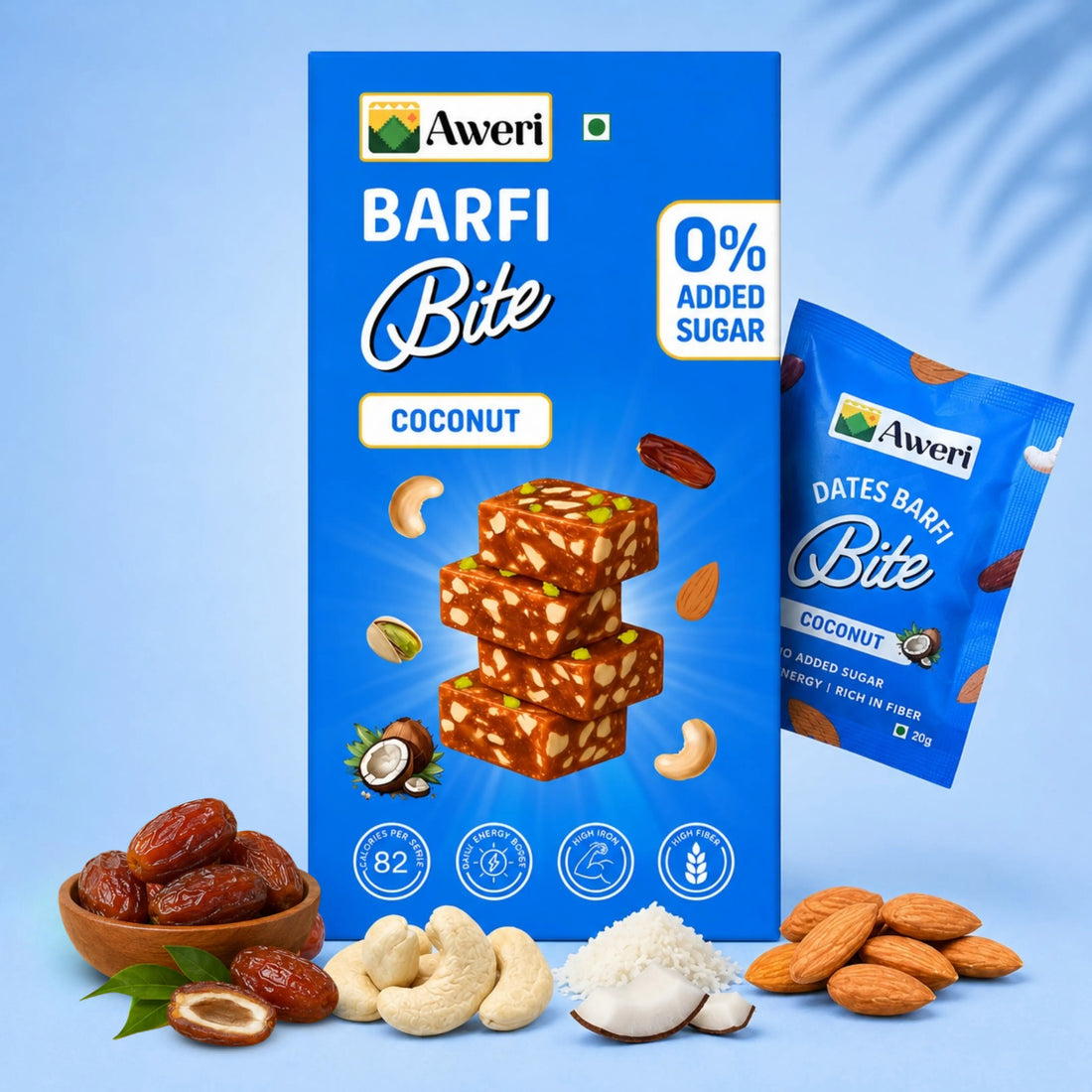 Coconut Dates Bites