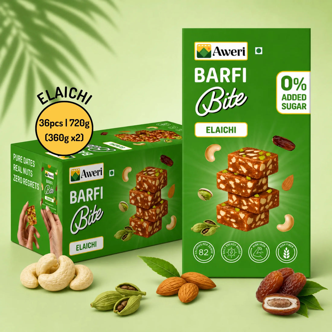 Elaichi Dates Bites