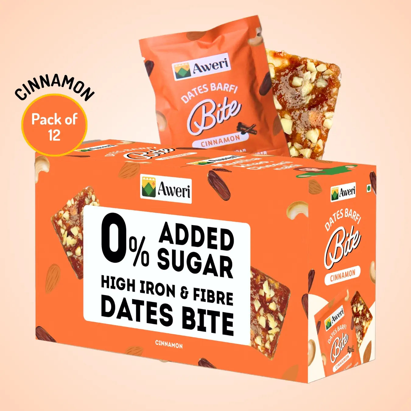 Dates Barfi Bite - Daalchini